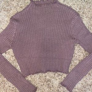 Mock neck sweater